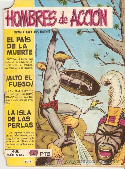 Tebeos: HOMBRES DE ACCI&Oacute;N N&ordm; 1 - EDICIONES TORAY - Foto 1