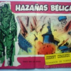 Tebeos: HAZAÑAS BELICAS - JOHNNY COMANDO EN DOMADOR DE TORPEDOS AÑO 1958 Nº 312-33. Lote 176459635
