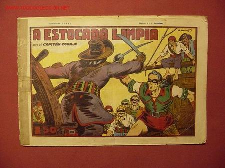 Tebeos: EL CAPITAN CORAJE 1&ordf; Edicion (TORAY - 1946). &iexcl;&iexcl; DIFICIL !! - Foto 1