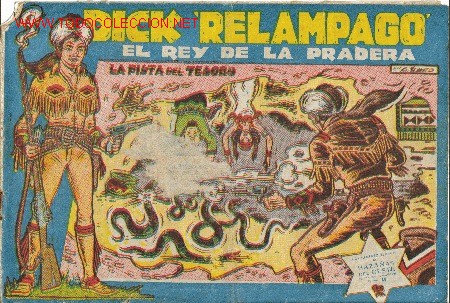 Tebeos: DICK RELAMPAGO EL REY DE LA PRADERA ( TORAY ) ORIGINAL 1960 LOTE - Foto 1