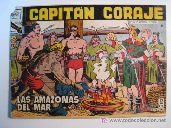 Tebeos: CAPITAN CORAJE N&ordm; 35. TORAY 1958. COMIC ANTIGUO - Foto 1