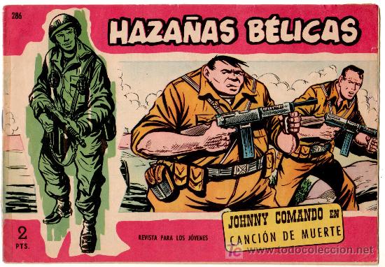 Tebeos: HAZA&Ntilde;AS BELICAS ORIGINAL 1950 N&ordm; 286 - Foto 1