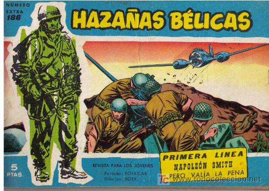 Tebeos: Haza&ntilde;as B&eacute;licas Extra Azul n&ordm; 186 - Foto 1