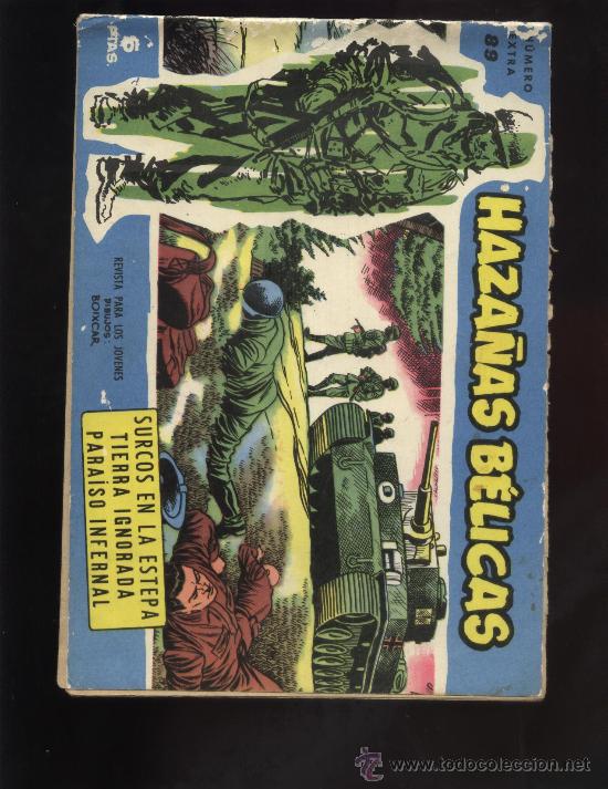 Tebeos: HAZA&Ntilde;AS BELICAS AZULES N&ordm; 89 - Foto 1