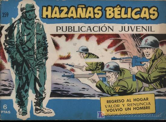 Tebeos: Haza&ntilde;as B&eacute;licas Azul. n&ordm; 359 - Foto 1