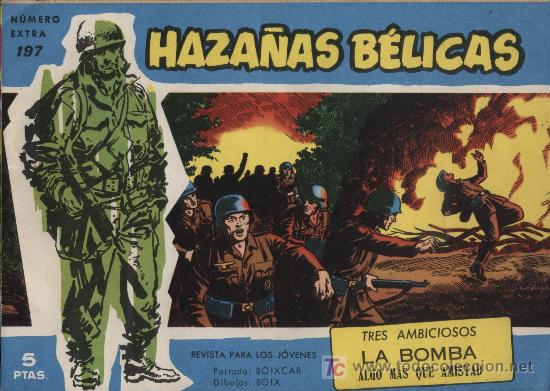 Tebeos: Haza&ntilde;as B&eacute;licas Azul. Extra. n&ordm; 197 - Foto 1