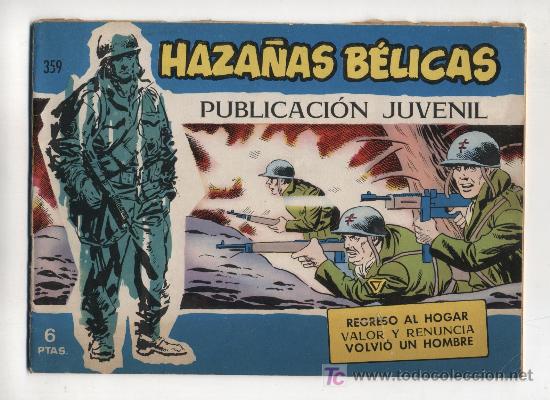 Tebeos: Haza&ntilde;as B&eacute;licas Azul n&ordm; 359 - Foto 1