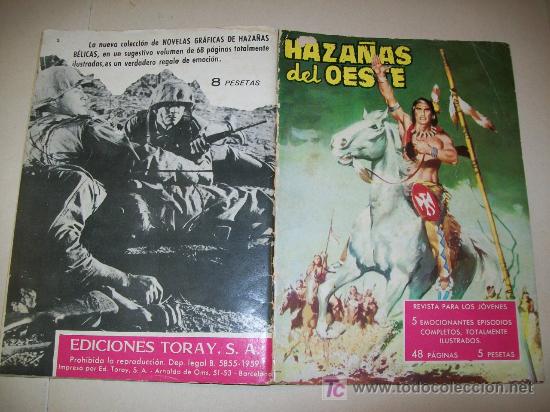 Tebeos: LC 125 - HAZA&Ntilde;AS DEL OESTE - N&ordm; 5 - TORAY - 1959 - Foto 1