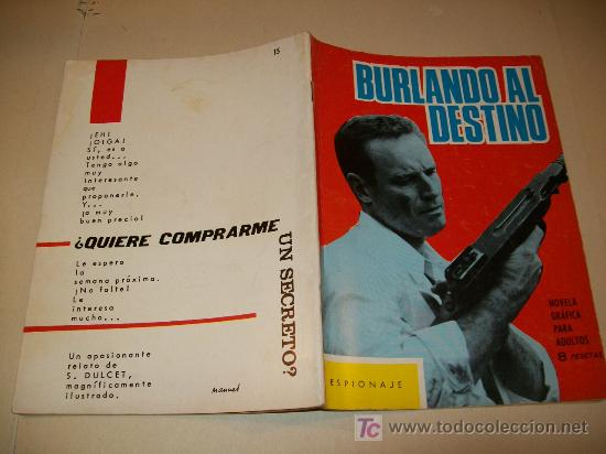 Tebeos: LC 101 - ESPIONAJE - TORAY - N&ordm; 15 - 1966 - EJEMPLAR DEFINITIVO - Foto 1