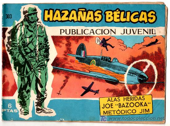 Tebeos: HAZA&Ntilde;AS BELICAS EXTRA AZUL N&ordm; 303 - Foto 1