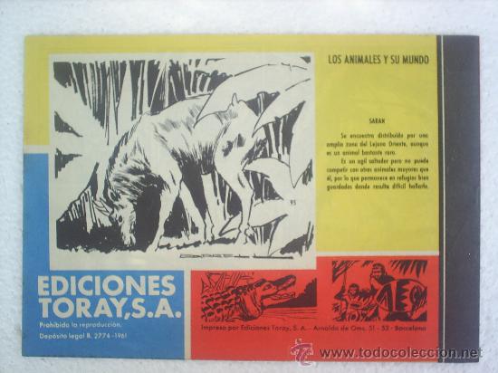 Tebeos: TAMAR N. 95 ,ORIGINALL , EDICIONES TORAY SIN ABRIR - Foto 2