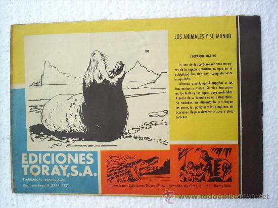 Tebeos: TAMAR N.101 EDICIONES TORAY --ORIGINAL - Foto 2