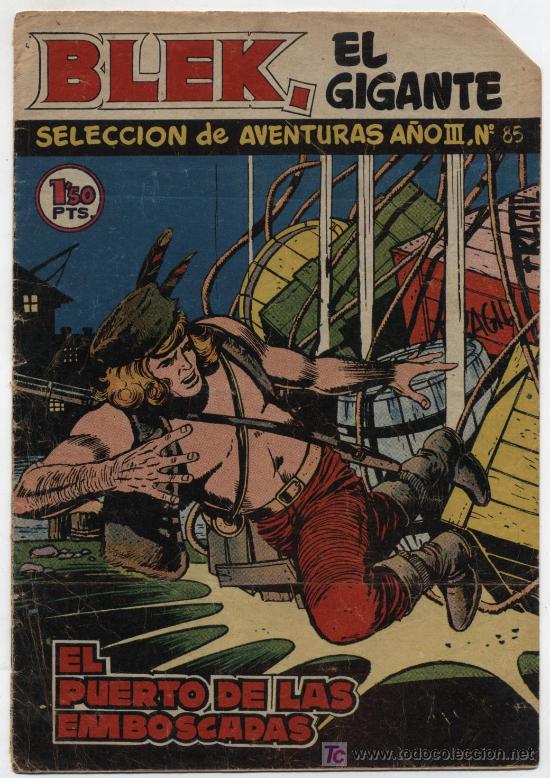 Tebeos: Blek el Gigante n&ordm; 85. Toray 1956. - Foto 1