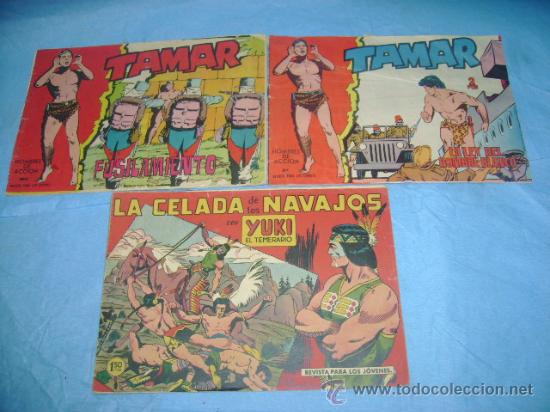 Tebeos: dos comics de tamar y 1 de yuki el temerario - Foto 1