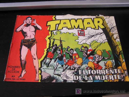 Tebeos: tamar n&ordm; 43 ediciones toray  original 1961 - Foto 1