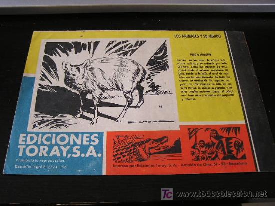 Tebeos: tamar n&ordm; 69 ediciones toray original 1961 - Foto 2