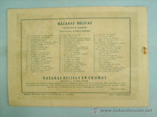 Tebeos: HAZA&Ntilde;AS BELICAS N. 64 BOIXCAR EDICIONES TORAY - Foto 2