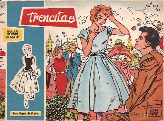 Tebeos: ROSAS BLANCAS N&ordm; 80 EDICIONES TORAY 1958 - Foto 1