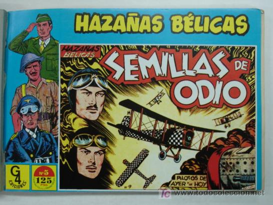 Tebeos: HAZA&Ntilde;AS B&Eacute;LICAS. TOMO 2, N&Uacute;MEROS 5 - 6 - 7 - 8. - Foto 2