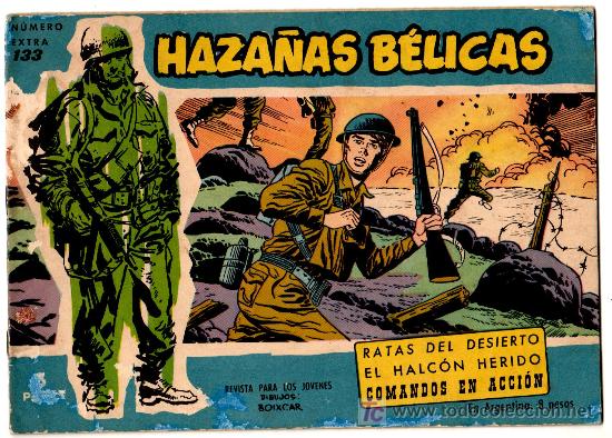 Tebeos: HAZA&Ntilde;AS BELICAS EXTRA AZUL N&ordm; 133, - Foto 1