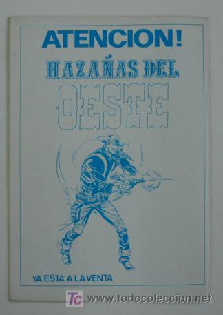 Tebeos: HAZA&Ntilde;AS DEL OESTE. N&ordm; 3. 1987. - Foto 3
