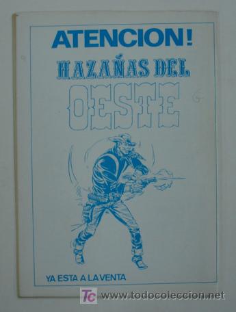 Tebeos: HAZA&Ntilde;AS DEL OESTE. N&ordm; 2. 1987. - Foto 3