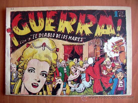 Tebeos: El diablo de los mares n&ordm; 62 - Ediciones Toray 1947 - Foto 1