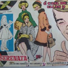 Tebeos: SERENATA. Nº 116 ¿CUÁL DE ELLAS? 1959. CANCIONES EDITH PIAFF. REVISTA JUVENIL FEMENINA. 