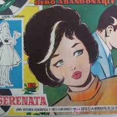 Tebeos: SERENATA. Nº 118 DEBO ABANDONARLE 1959. CANCIONES PAUL ANKA. REVISTA JUVENIL FEMENINA. 