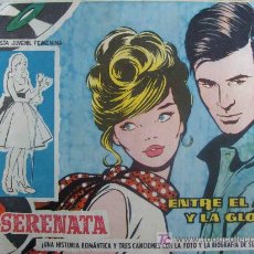 Tebeos: SERENATA. Nº 119 ENTRE EL AMOR Y LA GLORIA 1959. CANCIONES ADRIANGELA. REVISTA JUVENIL. 