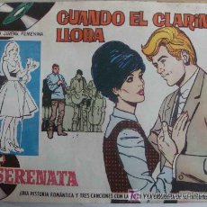 Tebeos: SERENATA. Nº 183 CUANDO EL CLARINETE LLORA 1959. CANCIONES HAYLEY MILLS. REVISTA JUVENIL. 