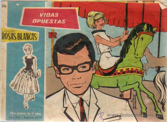Tebeos: COLECCION ROSAS BLANCAS N&ordm; 356 - ED.TORAY 1965 - Foto 1