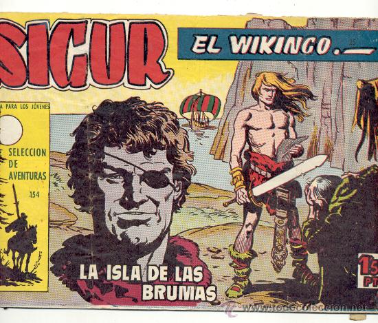 Tebeos: SIGUR EL VIKINGO - N&ordm; 25 - &rdquo;LA ISLA DE LAS BRUMAS&rdquo;.- TORAY. - Foto 1