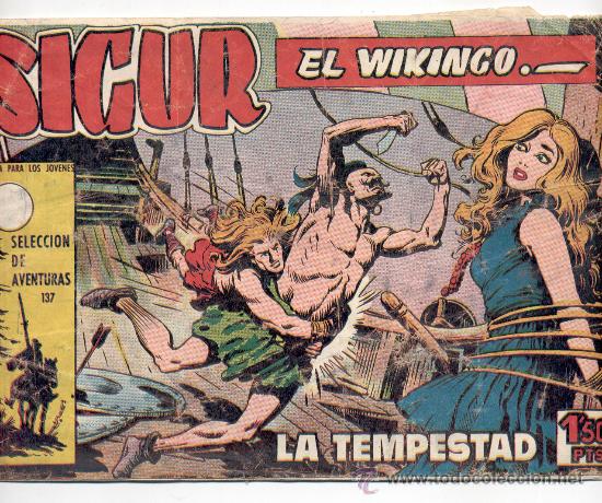 Tebeos: SIGUR EL VIKINGO - N&ordm; 8 - &rdquo;LA TEMPESTAD&rdquo;.- TORAY. - Foto 1