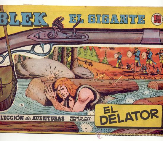 Tebeos: BLEK, EL GIGANTE - N&ordm; 114 - &rdquo;EL DELATOR&rdquo; - TORAY. - Foto 1