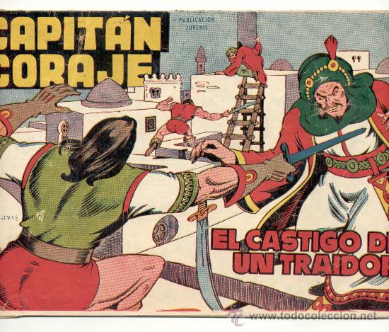 Tebeos: CAPIT&Aacute;N CORAJE - N&ordm; 16 - &rdquo;EL CASTIGO DE UN TRAIDOR&rdquo; - TORAY - ORIGINAL.. - Foto 1