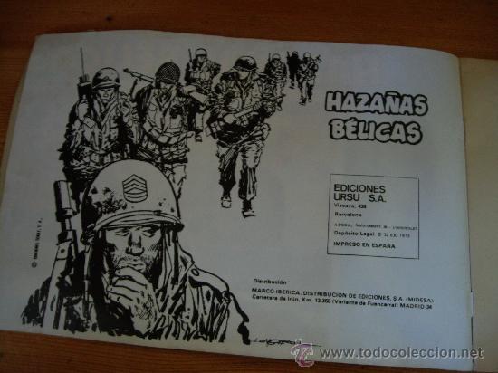 Tebeos: HAZA&Ntilde;AS BELICAS A&Ntilde;O1973 VOL.XIII - Foto 2