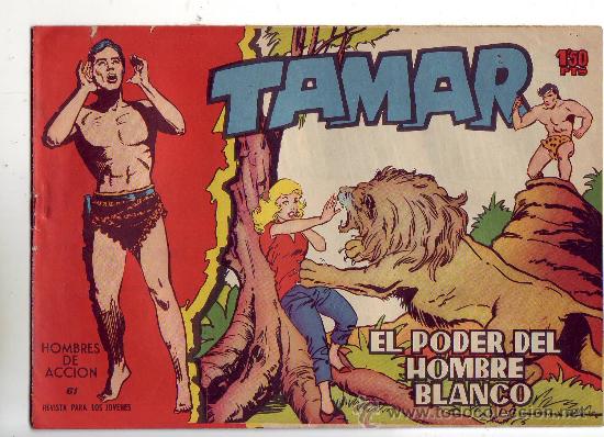 Tebeos: tamar - el poder del hombre blanco - n&ordm; 61 - ed. toray 1961. - Foto 1