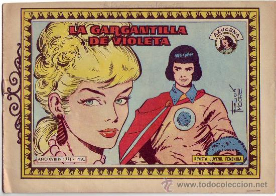 Tebeos: azucena - la gargantilla de violeta - n&ordm; 771 - ed. toray - Foto 1