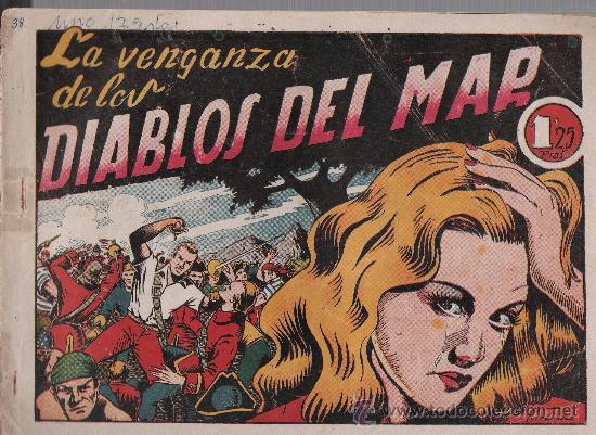 Tebeos: El Diablo de los Mares n&ordm; 38. Toray 1947. - Foto 1