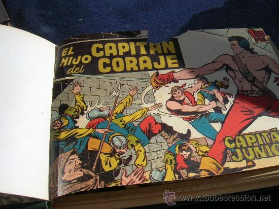 Tebeos: EL HIJO DEL CAPITAN CORAJE ORIGINAL BIEN ENCUADERNADA Y COMPLETA - Foto 1