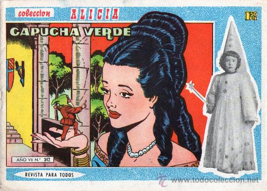 Tebeos: COLECCI&Oacute;N ALICIA - N&ordm; 342 - CAPUCHA VERDE - ORIGINAL - EDICIONES TORAY. - Foto 1