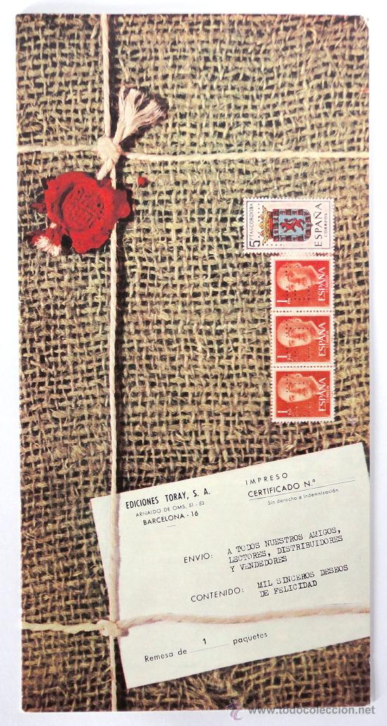 Tebeos: Felicitaci&oacute;n Navidad 1963, Ediciones Toray, Barcelona - Foto 1