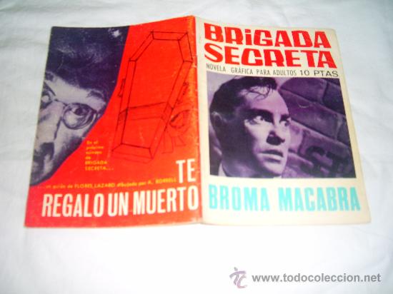 Tebeos: BRIGADA SECRETA N&ordm; 174. BROMA MACABRA (eric) - Foto 1