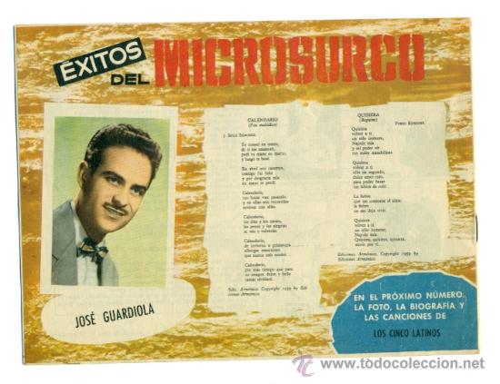 Tebeos: SERENATA - TORAY  N&ordm;   13 - TRASERA  :  JOSE GUARDIOLA - Foto 2