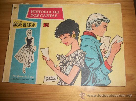 Tebeos: ROSAS BLANCAS N&ordm; 357 EDICIONES TORAY 1958 - Foto 1