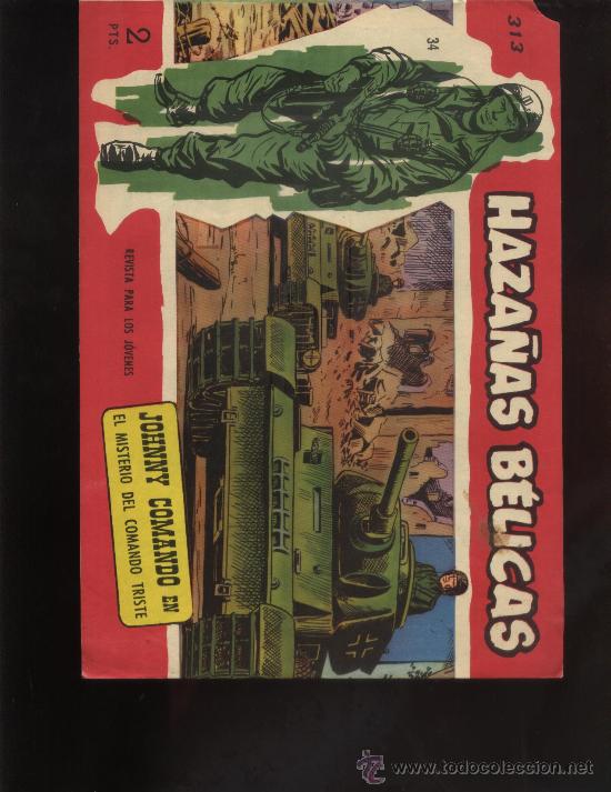 Tebeos: HAZA&Ntilde;AS BELICAS N&ordm; 313 - Foto 1