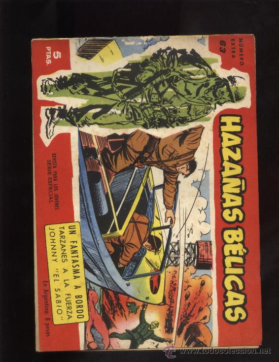Tebeos: HAZA&Ntilde;AS BELICAS ROJAS N&ordm; 63 - Foto 1