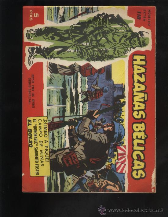 Tebeos: HAZA&Ntilde;AS BELICAS ROJAS N&ordm; 118 - Foto 1