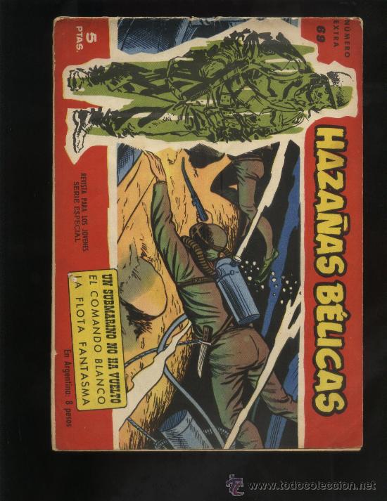 Tebeos: HAZA&Ntilde;AS BELICAS ROJAS N&ordm; 69 - Foto 1